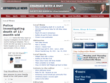 Tablet Screenshot of esthervilledailynews.com